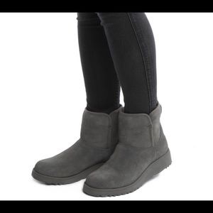 UGG Gray suede wedge boot size 9.5! Brand new! Perfect!